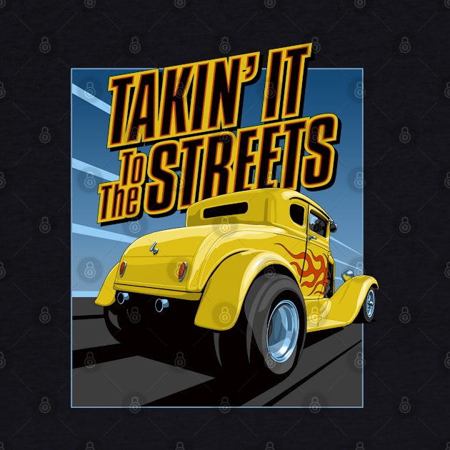 Takin' it to the streets - yellow by candcretro